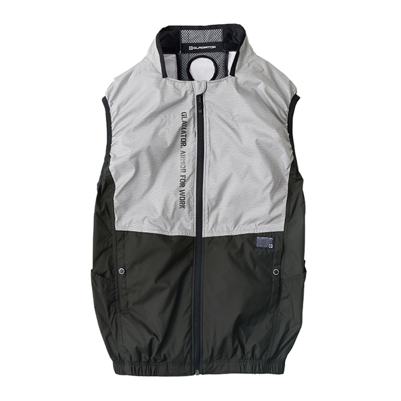 コーコス信岡 ボルトクール LITE ベスト GL-4029 モクグレー S 1枚（ご注文単位1枚）【直送品】