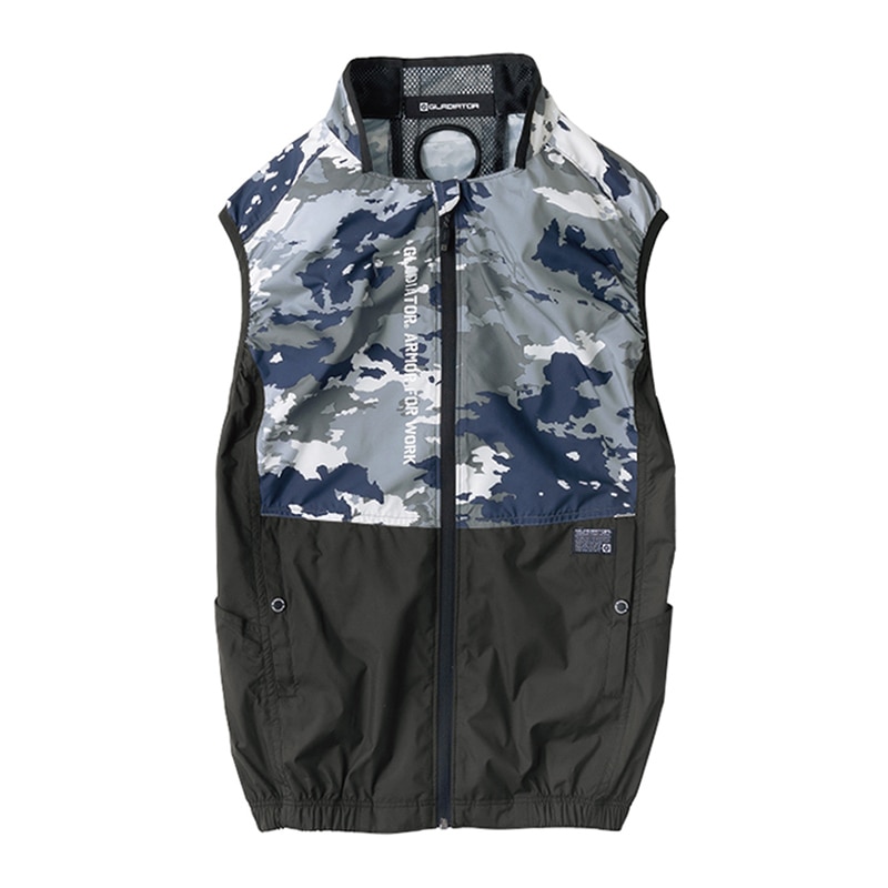 コーコス信岡 ボルトクール LITE ベスト GL-4029 グレーカモ XXL 1枚（ご注文単位1枚）【直送品】