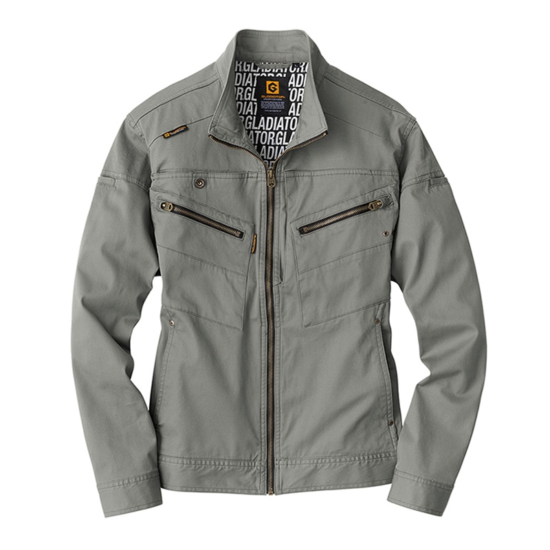 コーコス信岡 ストレッチ マイクロヘリンボンジャケット GA-3930 シダー M 1枚（ご注文単位1枚）【直送品】