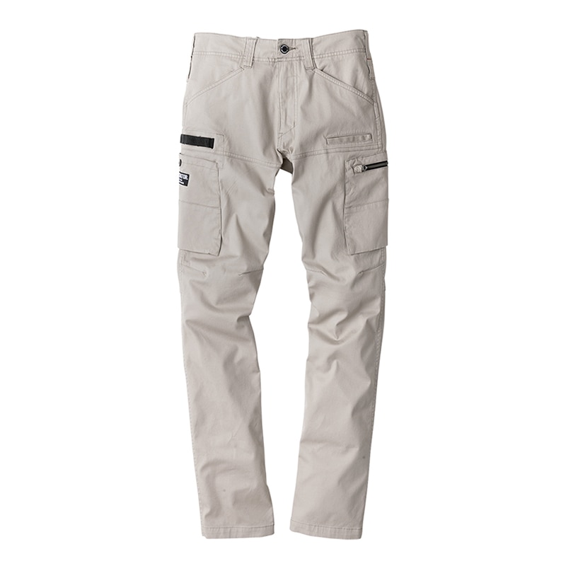 コーコス信岡 ストレッチ マイクロヘリンボンカーゴパンツ GA-3935 アッシュ 5L 1枚（ご注文単位1枚）【直送品】