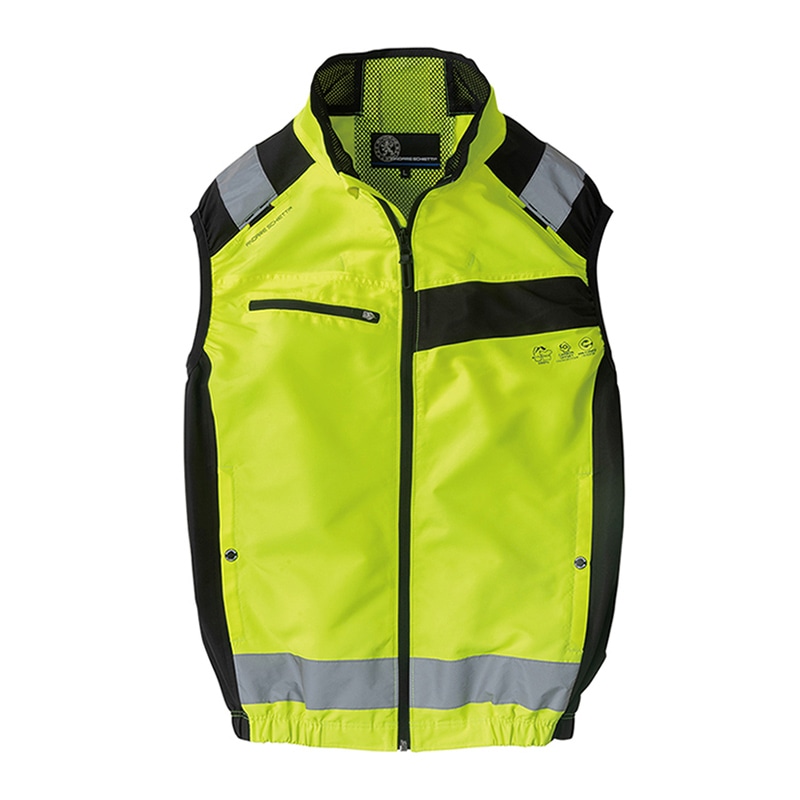 コーコス信岡 エコ・ボルトクール セーフティー ベスト AE-5569 フラッシュイエロー XXL 1枚（ご注文単位1枚）【直送品】