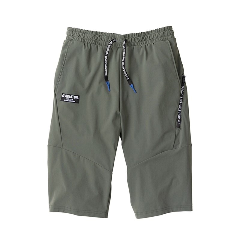 コーコス信岡 冷感ストレッチショートパンツ G-7524 ライトアーミー M 1枚（ご注文単位1枚）【直送品】