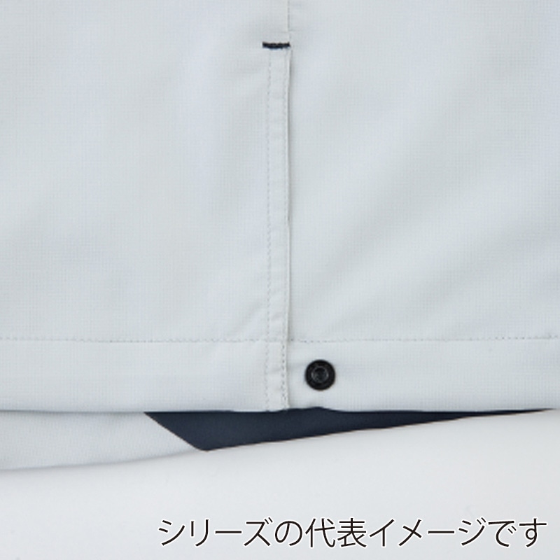 コーコス信岡 エコ・ストレッチ 半袖ブルゾン AE-8090 3L 1枚(ご注文単位1枚)【直送品】