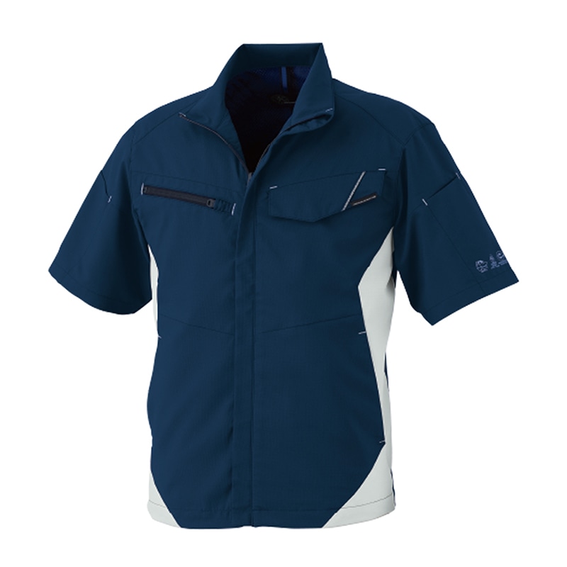 コーコス信岡 エコ・ストレッチ 半袖ブルゾン AE-8090 5L 1枚（ご注文単位1枚）【直送品】