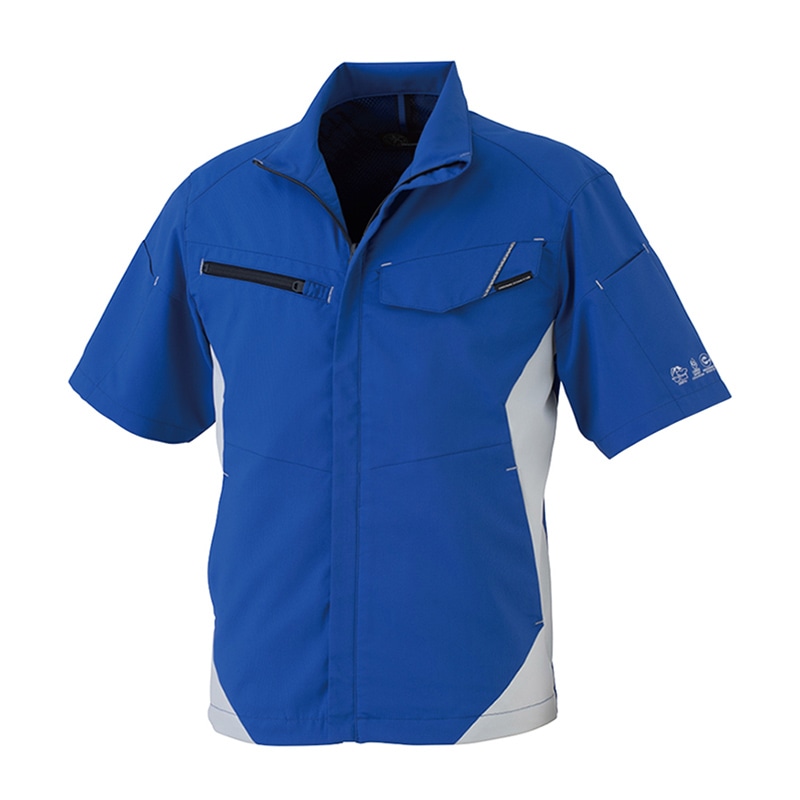 コーコス信岡 エコ・ストレッチ 半袖ブルゾン AE-8090 S 1枚（ご注文単位1枚）【直送品】