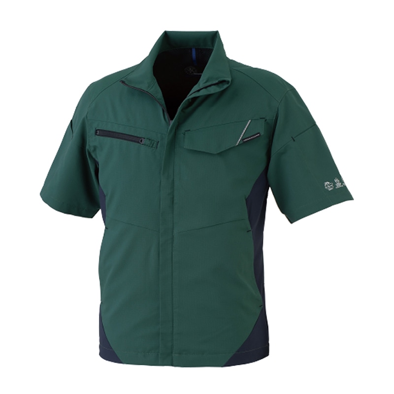 コーコス信岡 エコ・ストレッチ 半袖ブルゾン AE-8090 3L 1枚（ご注文単位1枚）【直送品】