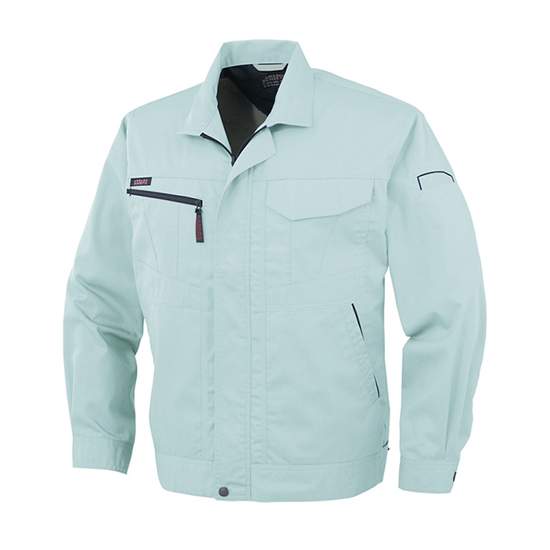 コーコス信岡 長袖ブルゾン A-761 パウダーグリーン SS 1枚（ご注文単位1枚）【直送品】