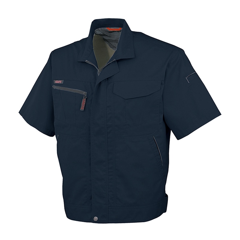 コーコス信岡 半袖ブルゾン A-760 シールズネイビー 5L 1枚（ご注文単位1枚）【直送品】