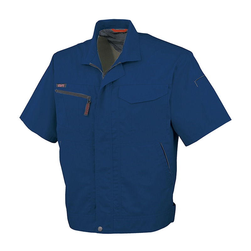 コーコス信岡 半袖ブルゾン A-760 ダークアズーリ LL 1枚（ご注文単位1枚）【直送品】