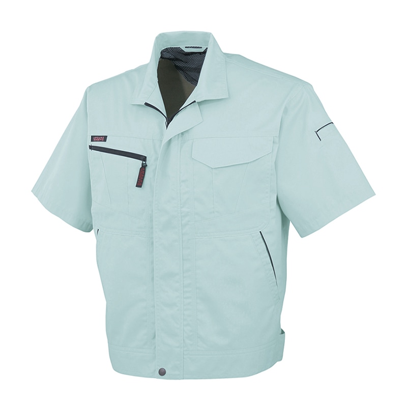 コーコス信岡 半袖ブルゾン A-760 パウダーグリーン S 1枚（ご注文単位1枚）【直送品】