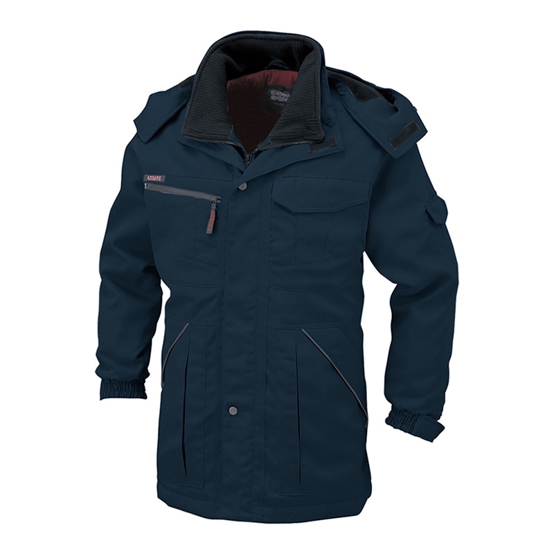 コーコス信岡 防寒コート A-2766 シールズネイビー EL 1枚（ご注文単位1枚）【直送品】