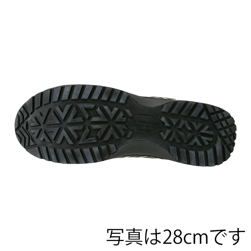 コーコス信岡 プロスニーカー ブラック×レッド A-45000 24cm 1組（ご注文単位1組）【直送品】