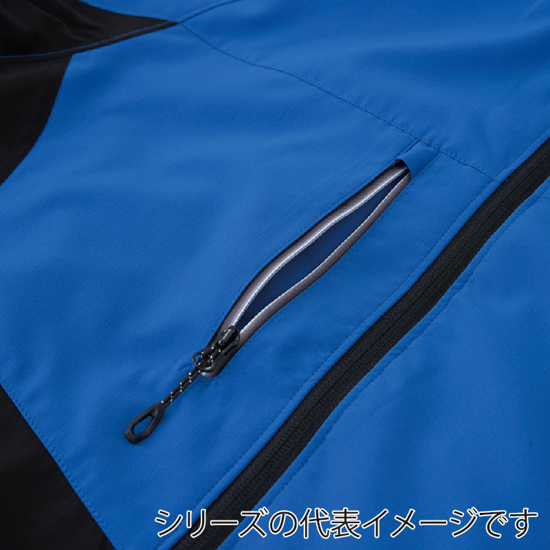 コーコス信岡 エコボトルテック ストレッチジャケット AE-3020 レッド 6L 1枚（ご注文単位1枚）【直送品】