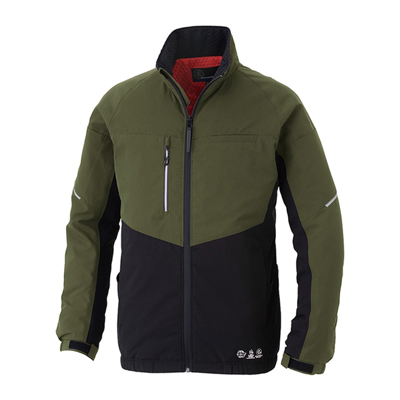 コーコス信岡 エコボトルテック ジャケット AE-3220 アーミー L 1枚（ご注文単位1枚）【直送品】