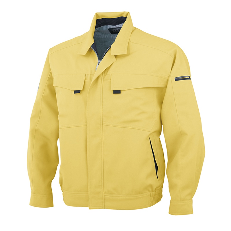 コーコス信岡 エコ・製品制電 長袖ブルゾン A-3361 マスタード  5L 1枚（ご注文単位1枚）【直送品】