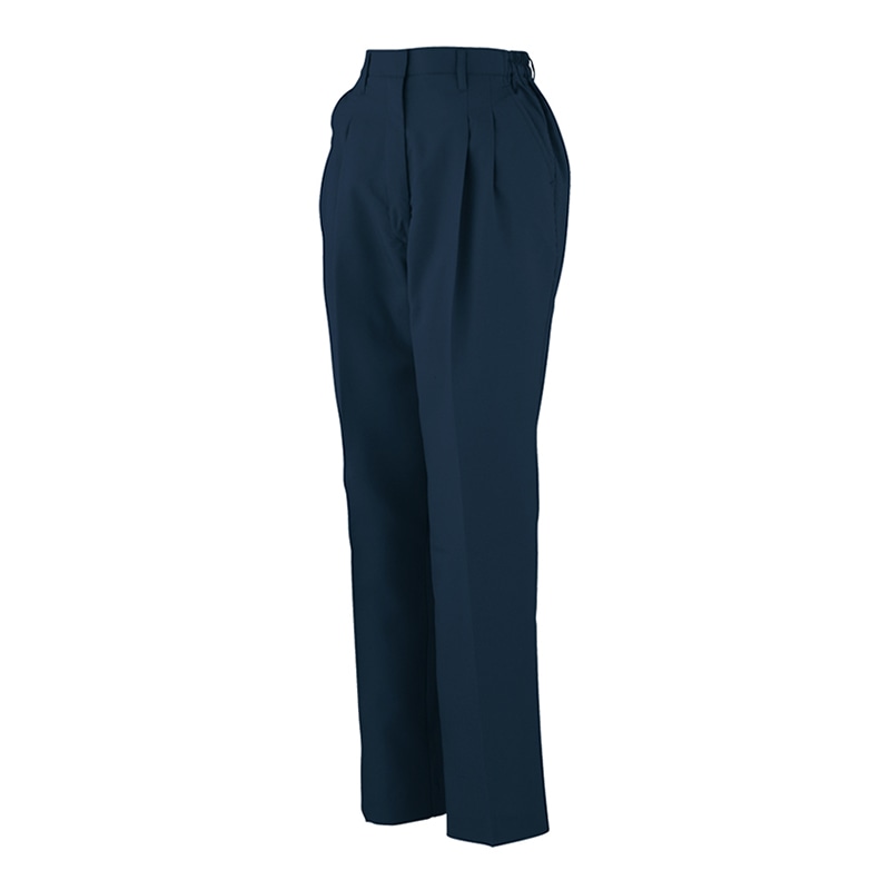 コーコス信岡 エコ・製品制電 レディースツータックスラックス A-3364 ネイビー  M 1枚（ご注文単位1枚）【直送品】