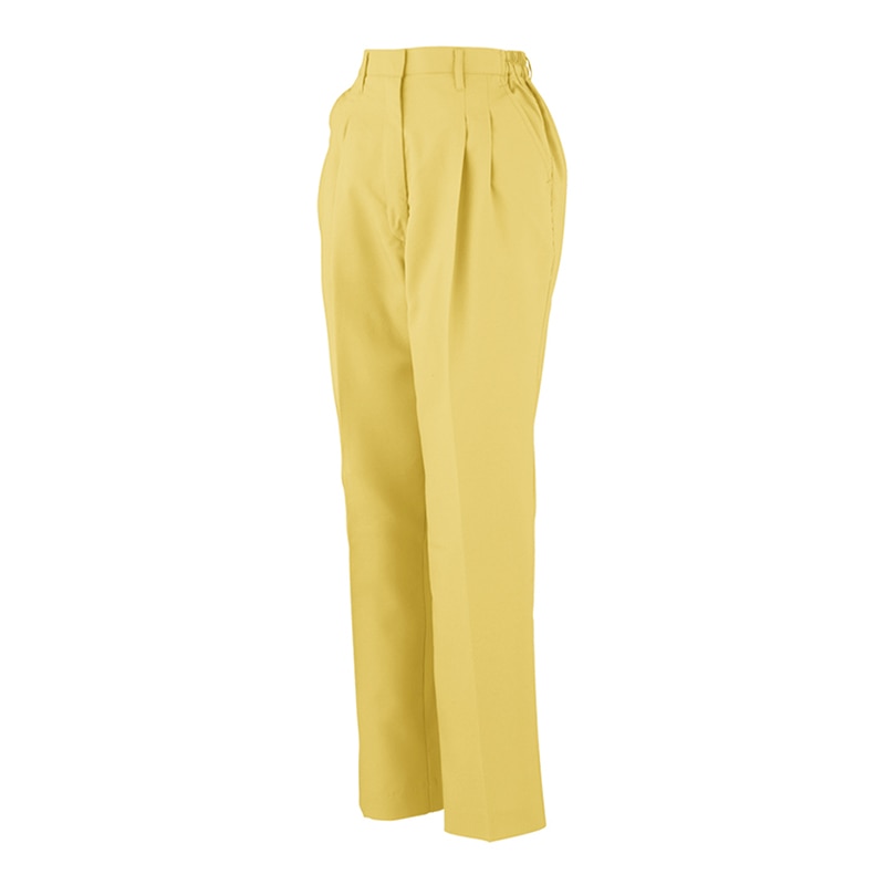 コーコス信岡 エコ・製品制電 レディースツータックスラックス A-3364 マスタード  L 1枚（ご注文単位1枚）【直送品】