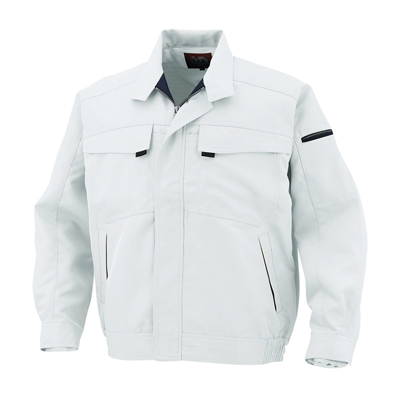 コーコス信岡 エコ・製品制電 ブルゾン A-4460 シルバー M 1枚（ご注文単位1枚）【直送品】