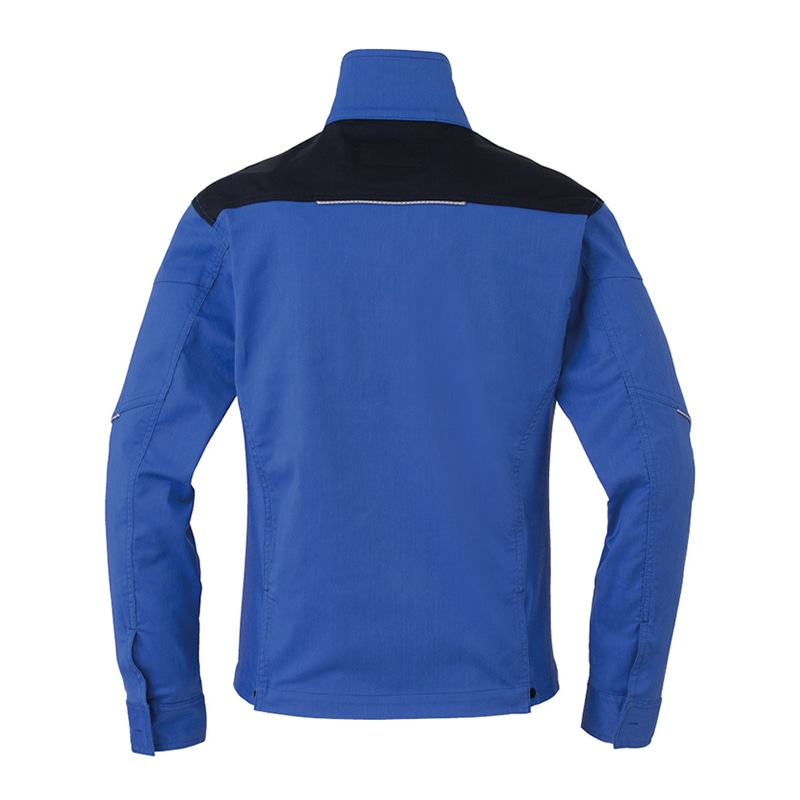 コーコス信岡 ストレッチ長袖ブルゾン AG-3081 ブルー 6L 1枚（ご注文単位1枚）【直送品】