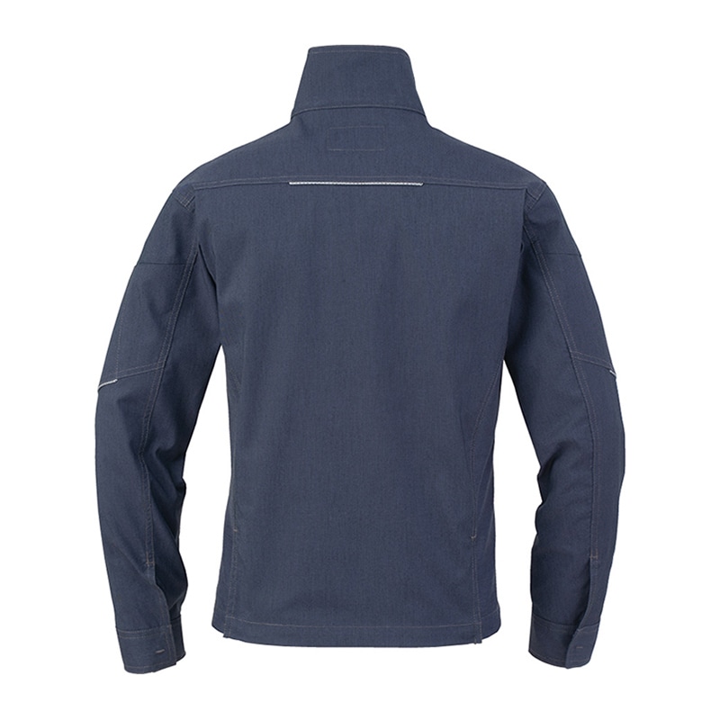 コーコス信岡 ストレッチ長袖ブルゾン AG-3081 インディゴ 6L 1枚（ご注文単位1枚）【直送品】