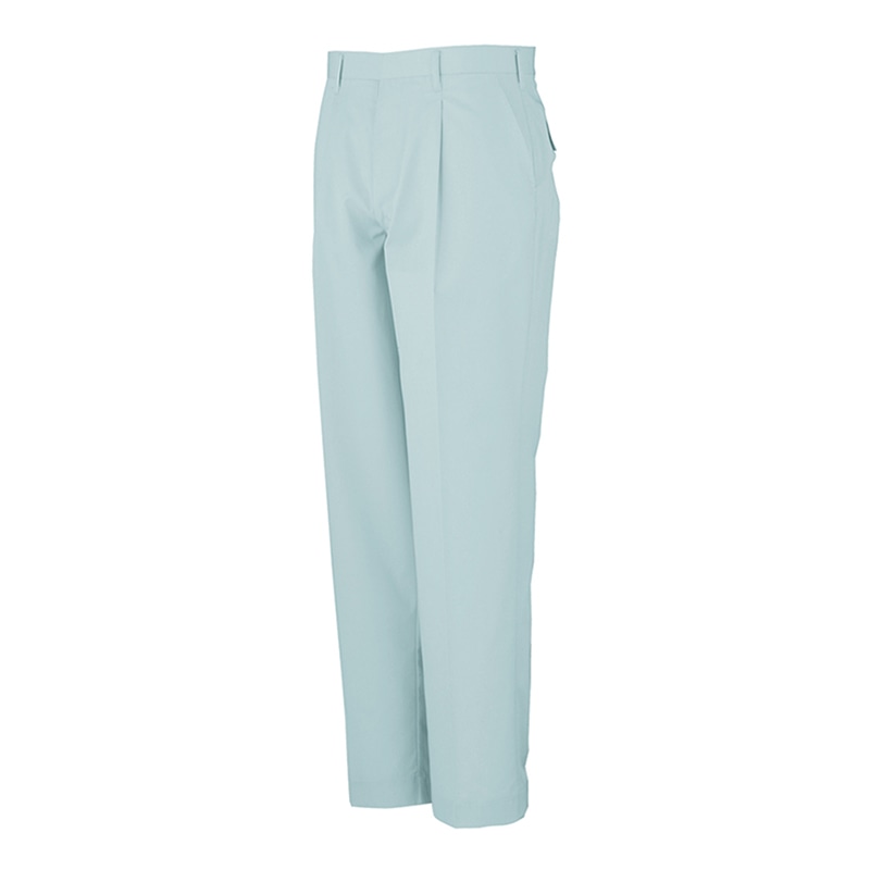 コーコス信岡 ワンタックスラックス A-763 パウダーグリーン 66cm 1枚（ご注文単位1枚）【直送品】