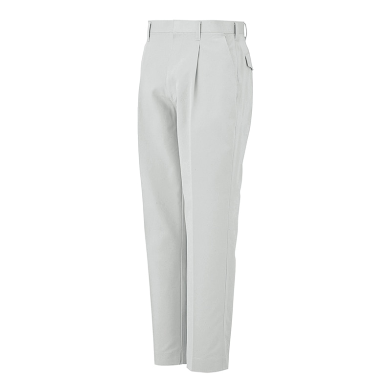 コーコス信岡 抗菌防臭・防縮 ワンタックスラックス A-1743 プラチナシルバー 85cm 1枚（ご注文単位1枚）【直送品】