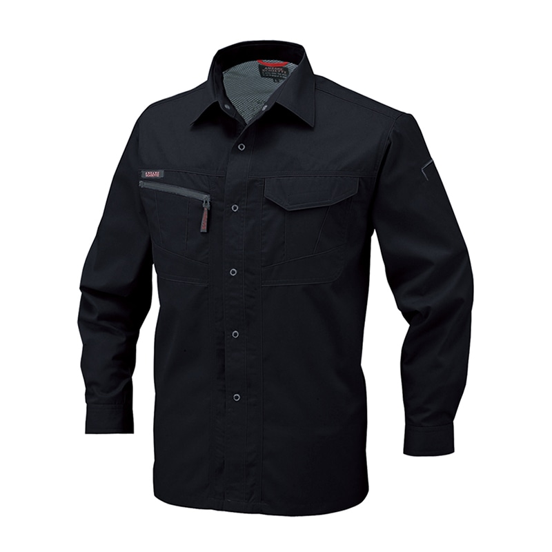 コーコス信岡 長袖シャツ A-768 ブラックサファイア L 1枚（ご注文単位1枚）【直送品】