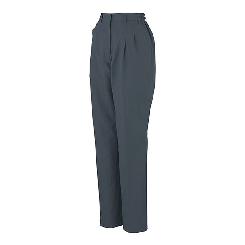 コーコス信岡 エコ5IVEスター レディーススラックス 脇ゴム A-4454 カーボンチャコール S 1枚（ご注文単位1枚）【直送品】