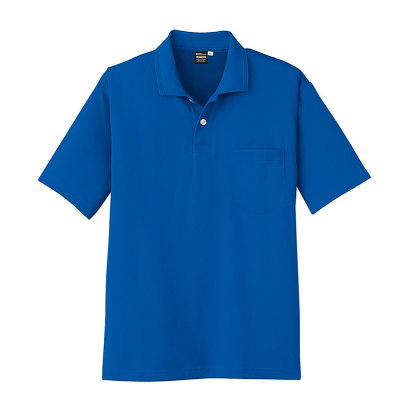 コーコス信岡 冷感半袖ポロシャツ A-1667 レアルブルー 5L 1枚（ご注文単位1枚）【直送品】