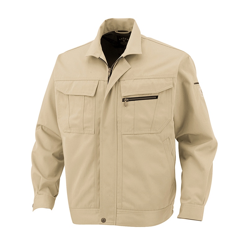 コーコス信岡 エコ5IVEスター ブルゾン A-1150 ライトベージュ SS 1枚（ご注文単位1枚）【直送品】