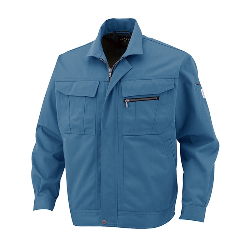 コーコス信岡 エコ5IVEスター ブルゾン A-1150 シエロブルー 4L 1枚（ご注文単位1枚）【直送品】