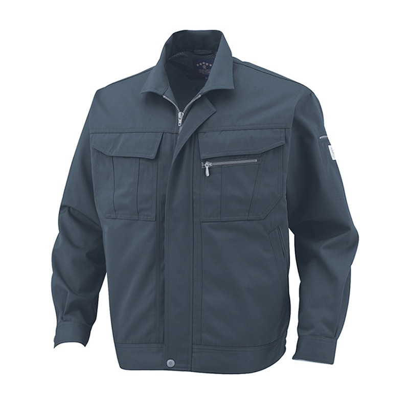 コーコス信岡 エコ5IVEスター ブルゾン A-1150 カーボンチャコール LL 1枚（ご注文単位1枚）【直送品】