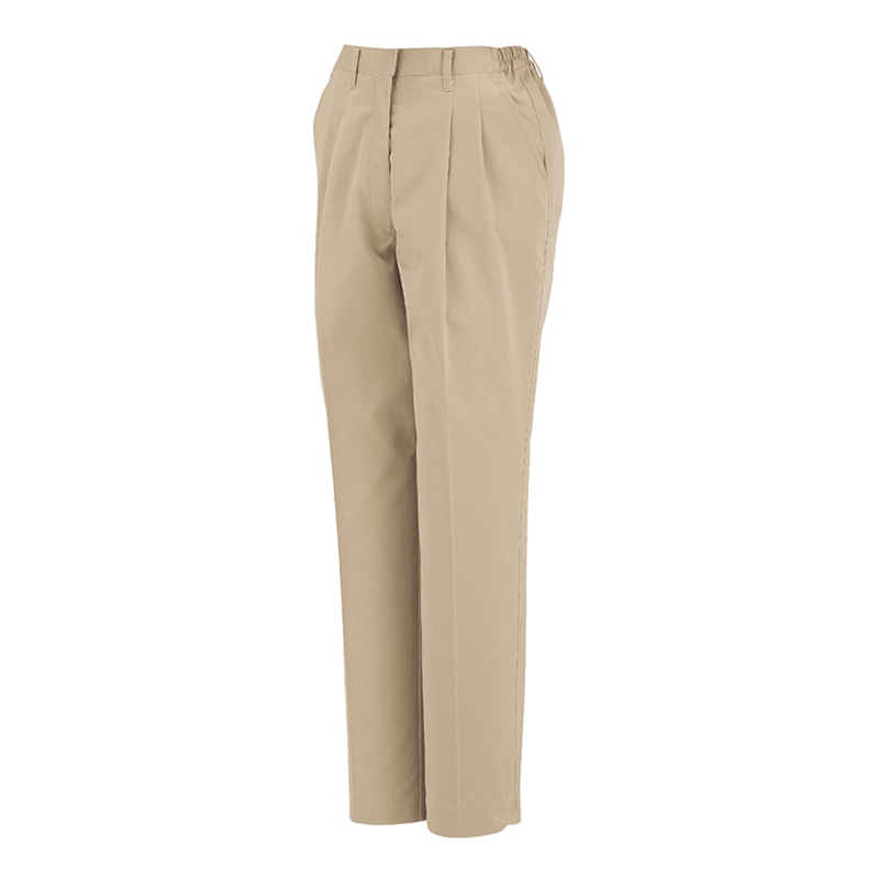 コーコス信岡 エコ5IVEスター レディースツータックスラックス A-1154 ライトベージュ L 1枚（ご注文単位1枚）【直送品】