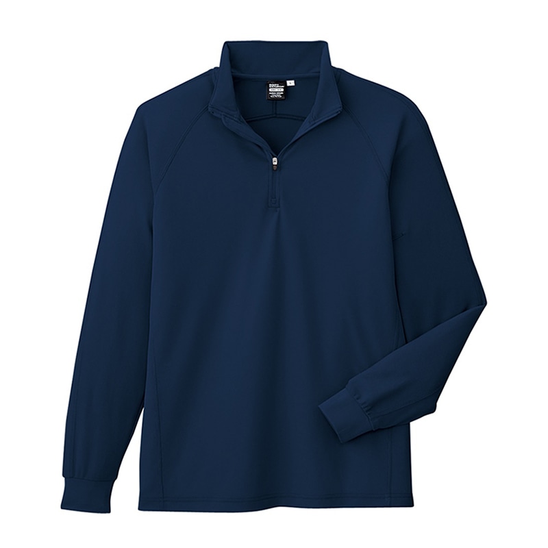 コーコス信岡 冷感 長袖ジップアップ A-2668 ネイビー EL 1枚（ご注文単位1枚）【直送品】