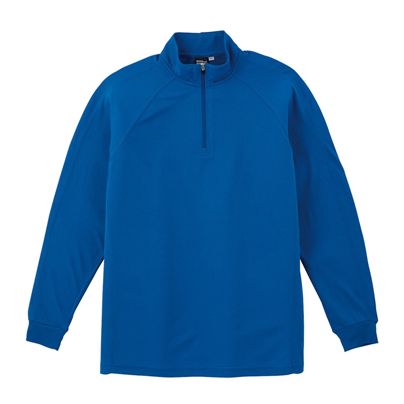 コーコス信岡 冷感 長袖ジップアップ A-2668 レアルブルー LL 1枚（ご注文単位1枚）【直送品】