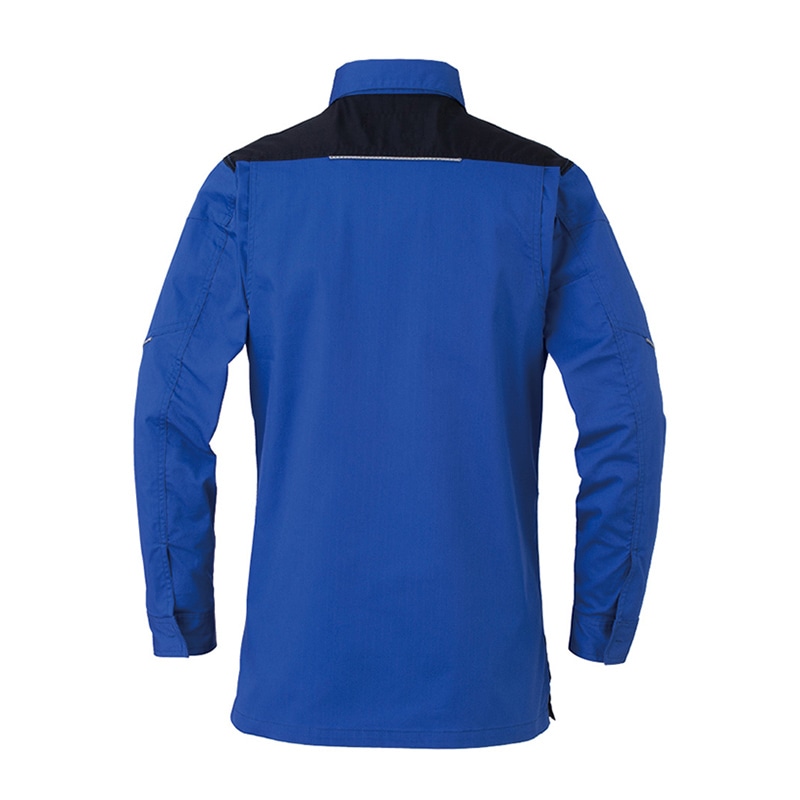 コーコス信岡 ストレッチ長袖シャツ AG-3088 ブルー 5L 1枚（ご注文単位1枚）【直送品】