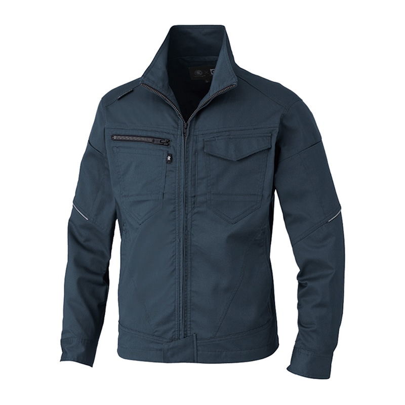 コーコス信岡 ストレッチ ブルゾン AG-3180 ネイビー 5L 1枚（ご注文単位1枚）【直送品】