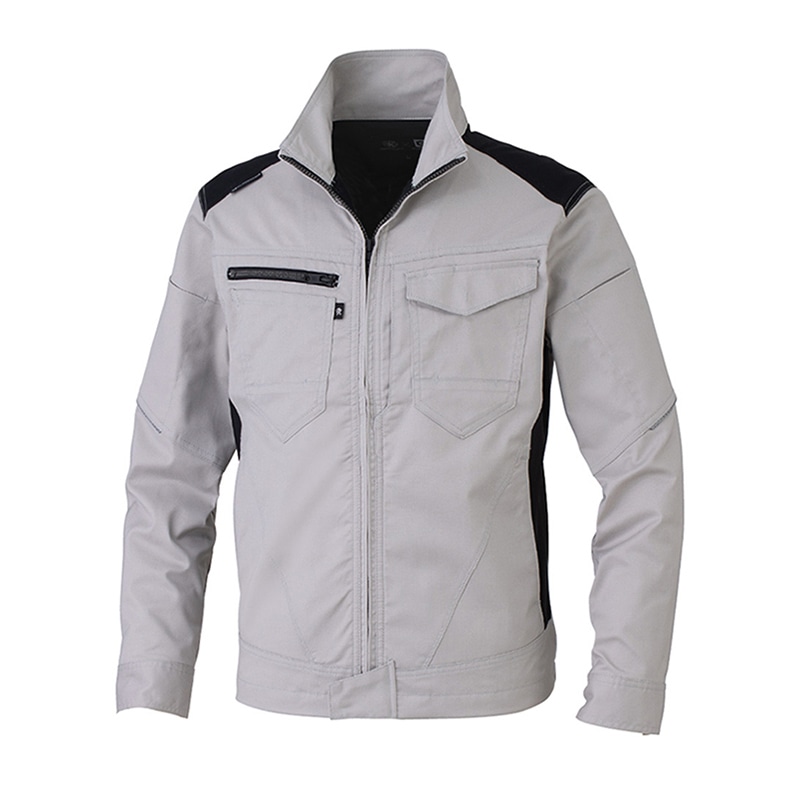 コーコス信岡 ストレッチ ブルゾン AG-3180 シルバー SS 1枚（ご注文単位1枚）【直送品】