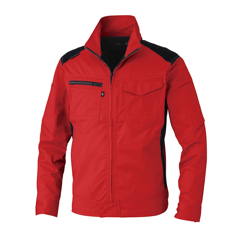 コーコス信岡 ストレッチ ブルゾン AG-3180 レッド L 1枚（ご注文単位1枚）【直送品】