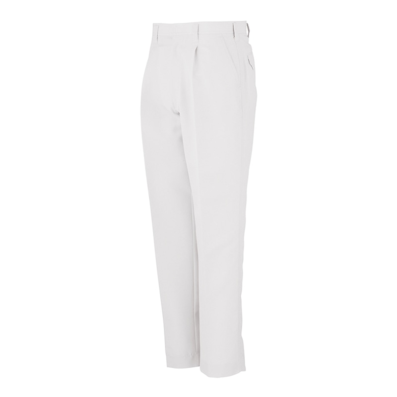 コーコス信岡 裏綿 ワンタックスラックス AS-723 メタリックシルバー 112cm 1枚（ご注文単位1枚）【直送品】