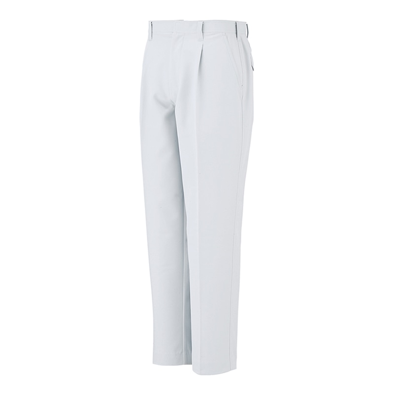 コーコス信岡 裏綿 ワンタックスラックス AS-1723 メタリックシルバー 70cm 1枚（ご注文単位1枚）【直送品】