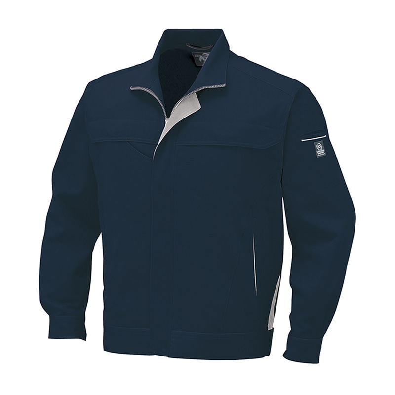 コーコス信岡 エコ・製品制電 ブルゾン AS-1520 ネイビー SS 1枚(ご注文単位1枚)【直送品】