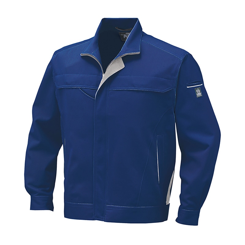 コーコス信岡 エコ・製品制電 ブルゾン AS-1520 ブルー SS 1枚(ご注文単位1枚)【直送品】