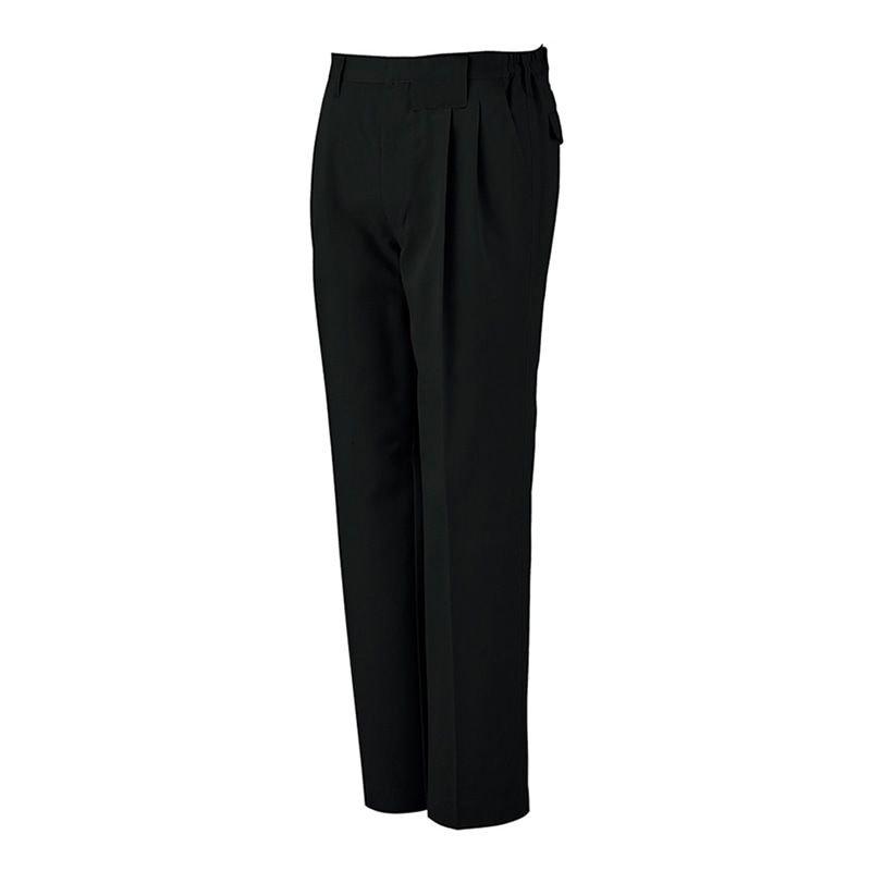 コーコス信岡 エコ・製品制電 ツータックスラックス AS-1523 ブラック S 1枚（ご注文単位1枚）【直送品】