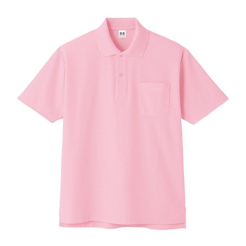 コーコス信岡 超消臭 半袖ポロシャツ A-137 ピンク L 1枚（ご注文単位1枚）【直送品】