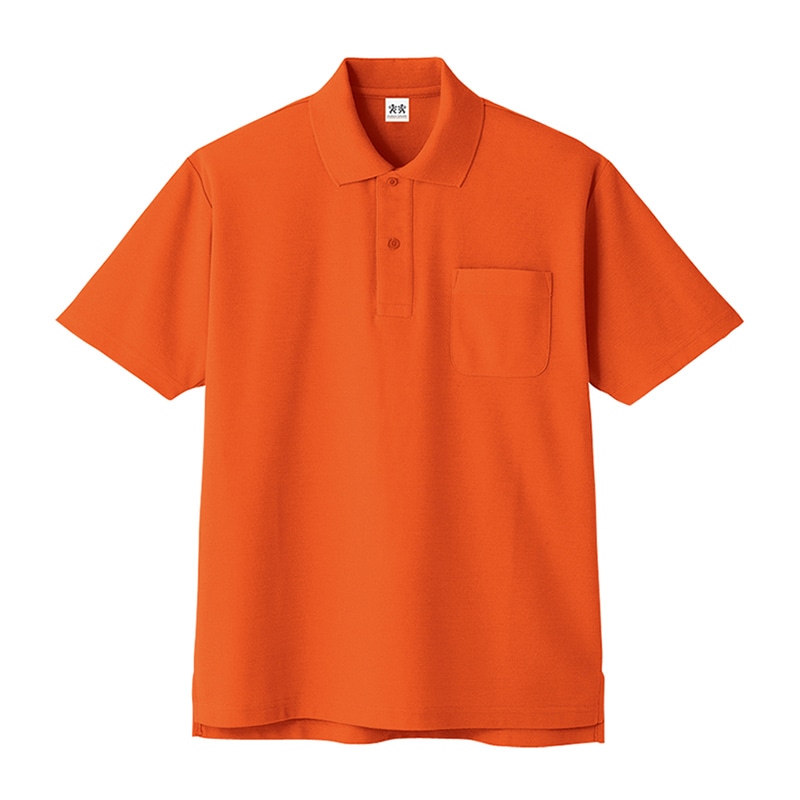 コーコス信岡 超消臭 半袖ポロシャツ A-137 オレンジ 4L 1枚（ご注文単位1枚）【直送品】