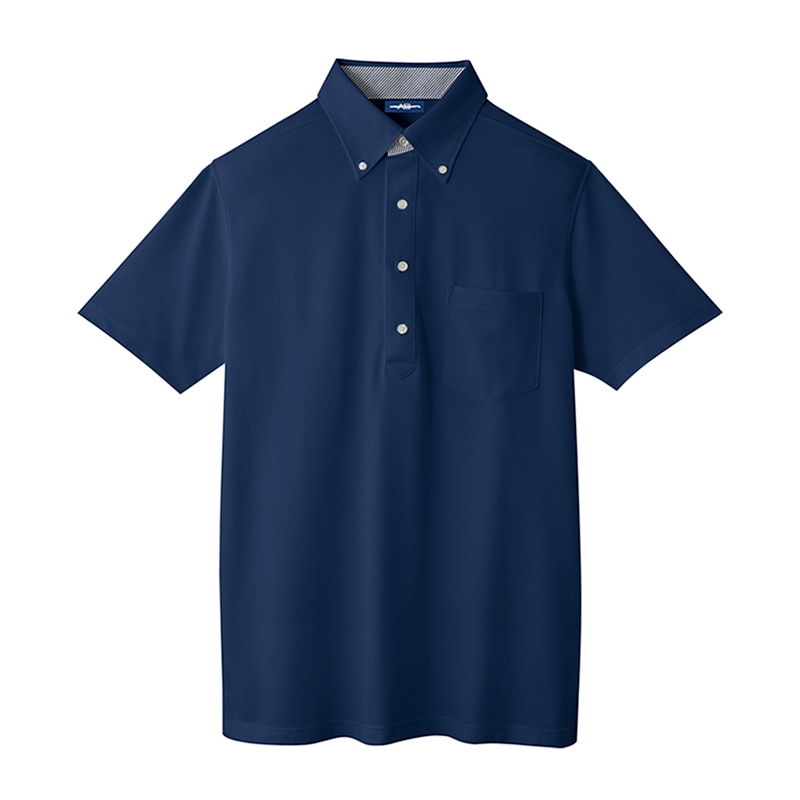 コーコス信岡 マルチ7ビズ ポロ半袖 A-277 ネイビー L 1枚（ご注文単位1枚）【直送品】