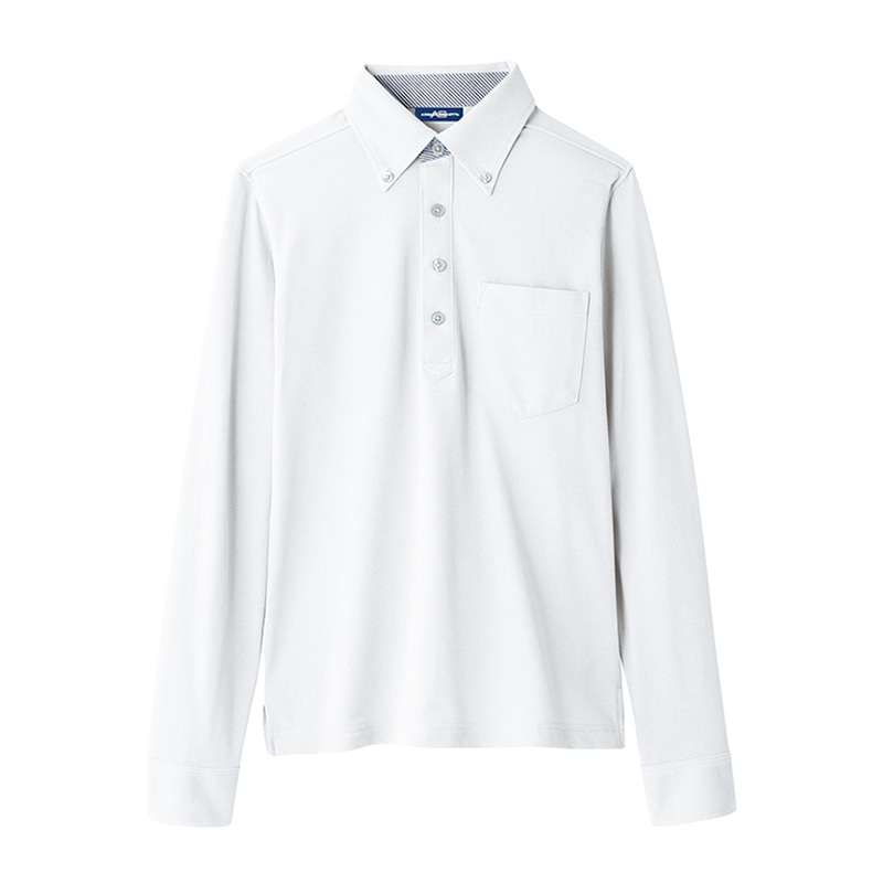 コーコス信岡 マルチ7ビズ ポロ長袖 A-278 ホワイト 3L 1枚（ご注文単位1枚）【直送品】