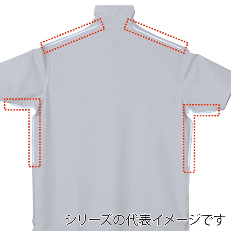コーコス信岡 マルチ7ビズ ポロ長袖 A-278 ホワイト 5L 1枚（ご注文単位1枚）【直送品】