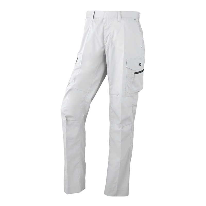 コーコス信岡 立体カット ノータックカーゴパンツ AS-935 シルバー 88cm 1枚（ご注文単位1枚）【直送品】